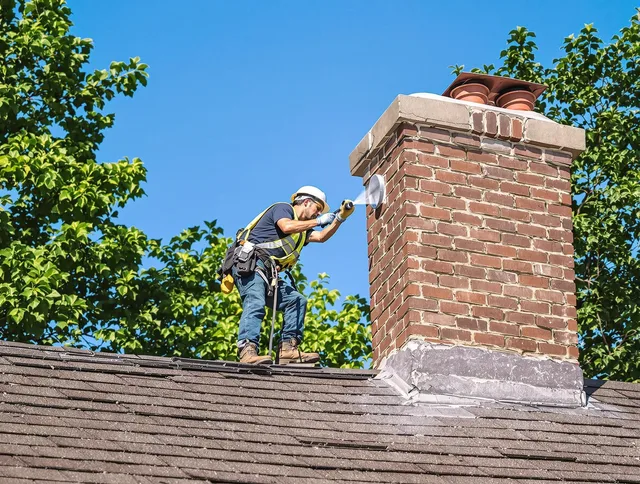 Greenwich Chimney Sweep performing an inspection with advanced tools in Greenwich, CT