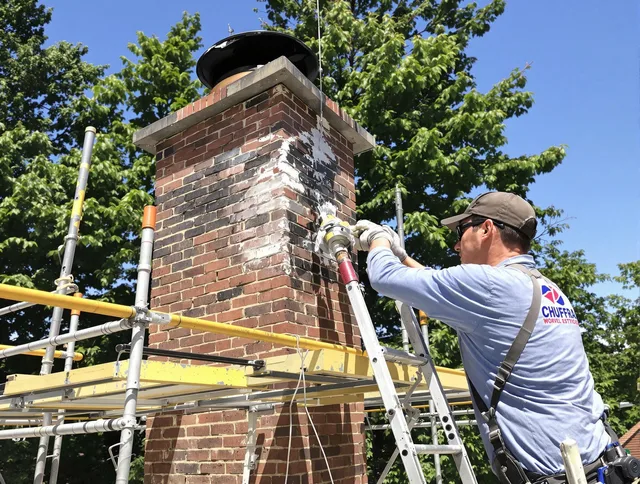 Structural chimney repair by Greenwich Chimney Sweep in Greenwich, CT